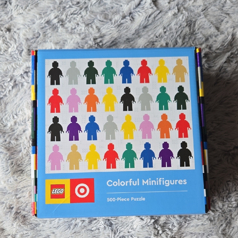 LEGO Colorful Minifigures 500-Piece Puzzle